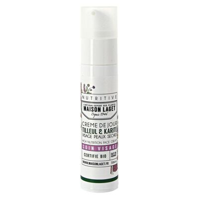 Certified Organic Tilleul face day cream - dry and sensitive skin