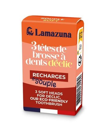 Recharge de 3 têtes de brosses à dents - Lot de 15  (5 boîtes de chaque souplesse) 7