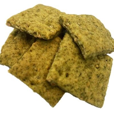 Crackers de semillas de mostaza con ajo silvestre - granel 2 kg