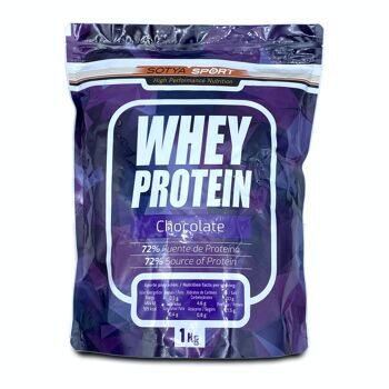 SOTYA Sport whey protéine chocolat 1kg doypack 1