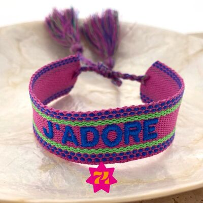 Pulsera llamativa Cyclamen J'adore Azul