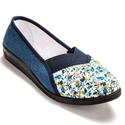 Loafer aus bedrucktem Canvas (1005140 - 0001)