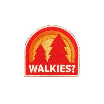 Walkies iron-on patch for dogs