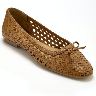 Braided leather ballet flats (2006741 - 0023)