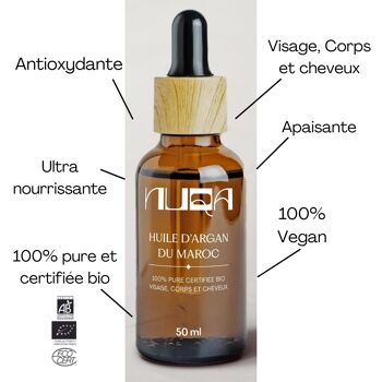 Huile d'argan bio certifiée ECOCERT 2