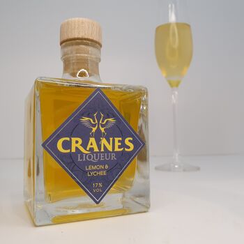Cranes Liqueur Citron & Litchi 20cl 2