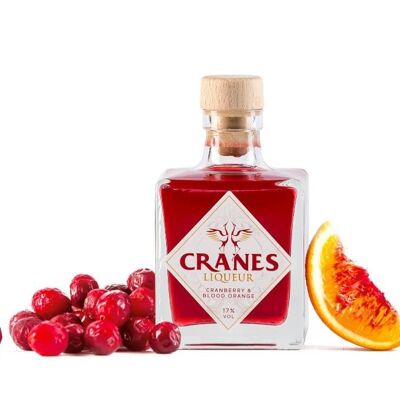 Cranes Liquore al mirtillo rosso e arancia rossa 20cl