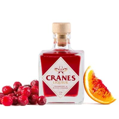 Cranes Liquore al mirtillo rosso e arancia rossa 20cl