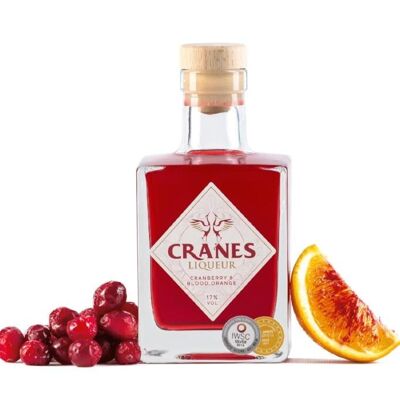 Cranes Liquore al mirtillo rosso e arancia rossa 50cl