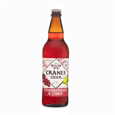 Cranes Cider Mirtilli rossi e lime (9x500ml)