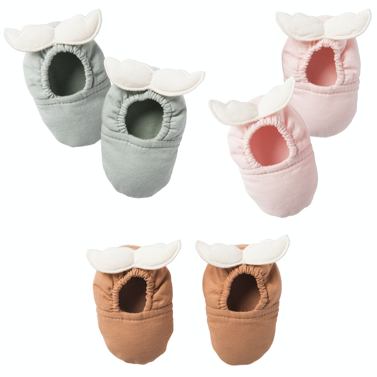 Chaussons avec ailes d'ange