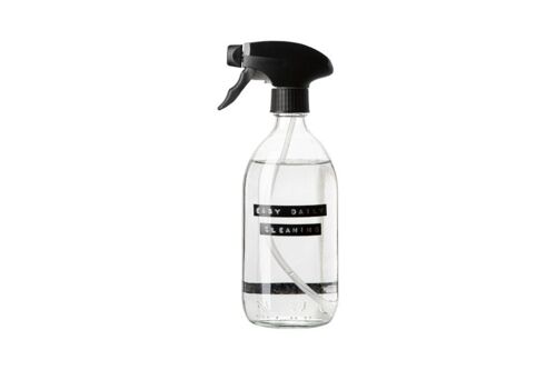 Cleaner spray transparent glass black pump 500ml 'easy daily cleaning'