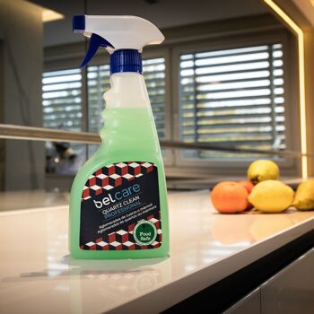BelCare nettoyant comptoir quartz - Spray cuisine ou salle de bain nettoyage quotidien 500ml 2