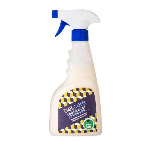 Abrillantador para encimeras de cerámica y porcelánico BelCare - Spray para pulir 500ml