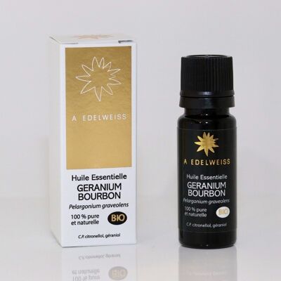 ORGANIC BOURBON GERANIUM ESSENTIAL OIL - 10 ML