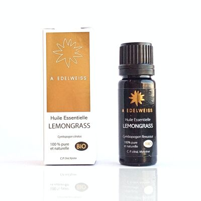 HUILE ESSENTIELLE DE LEMONGRASS BIO - 10 ML