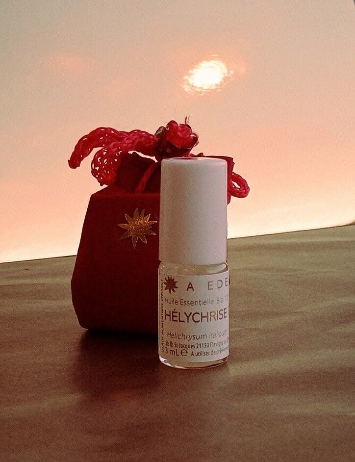 ORGANIC ITALIAN HELICHRYSE ESSENTIAL OIL - 3ML - ROLL ON - HE40