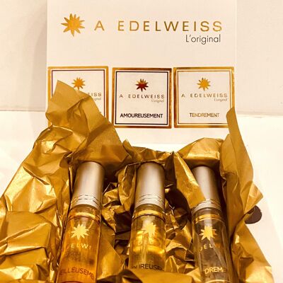 COFFRET LES 3 HUILES DE SOIN : TRIO AMOUREUSEMENT, MERVEILLEUSEMENT ET TENDREMENT - 3x10 ML