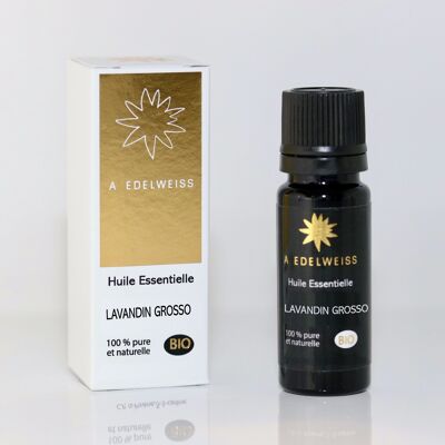 ORGANIC LAVENDER GROSSO ESSENTIAL OIL FROM HAUTE PROVENCE - 10 ML