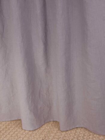Rideau à languette en lin Dusty Lavender - 53x76" / 135x193cm 7