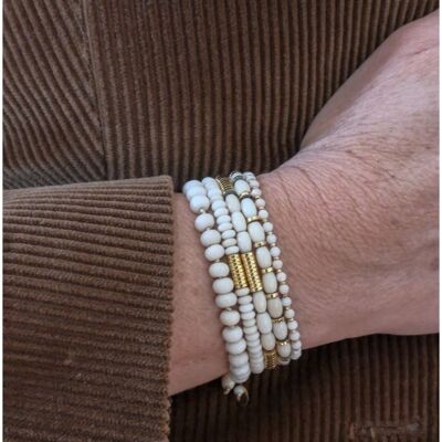 CREAM BRACELET