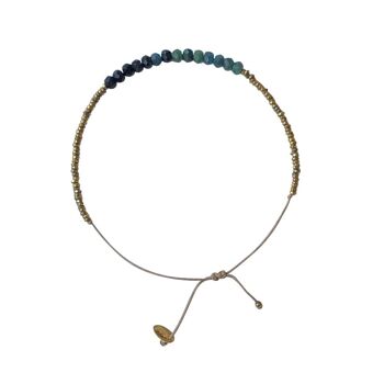 BRACELET LAENA - Tourmaline bleue