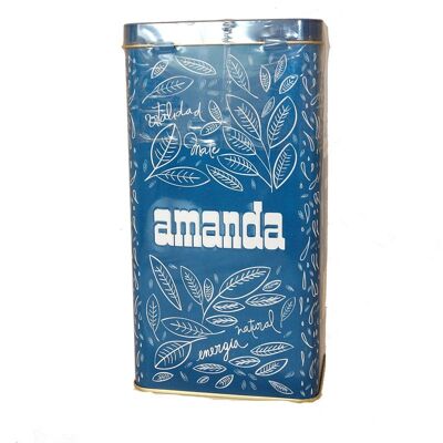 Yerba Mate Amanda 500g in scatola di immagazzinaggio