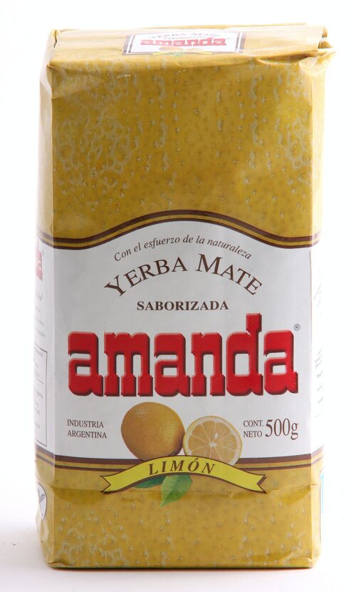 Yerba Maté Amanda au citron, Limon 500g