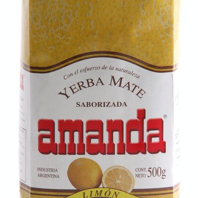 Yerba Mate Amanda with Lemon, Limon 500g
