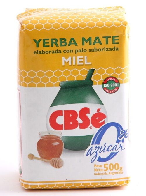 Yerba Maté CBSé au miel 500g