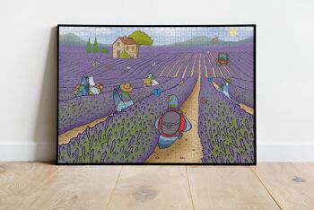 Puzzle 1000 pièces - Promenade bucolique en Provence 1