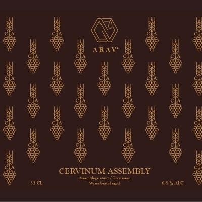 Bière Craft - Cervinum Assembly - Assemblage Stout/ Trousseau - 75cl