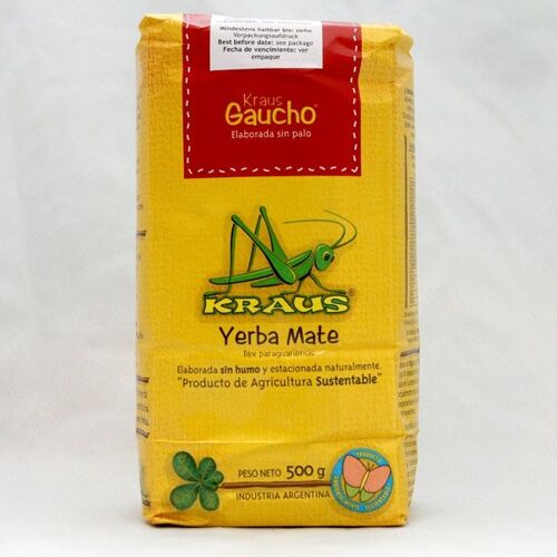 Yerba Maté Kraus Gaucho, sin palo 500g