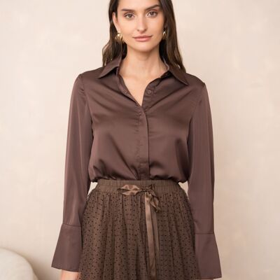 Léa satin shirt (S-M-L-XL) - CK08091