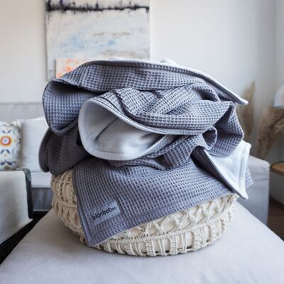 Blanket Perfectly "Natural" grey/light gray - 145 x 210 cm