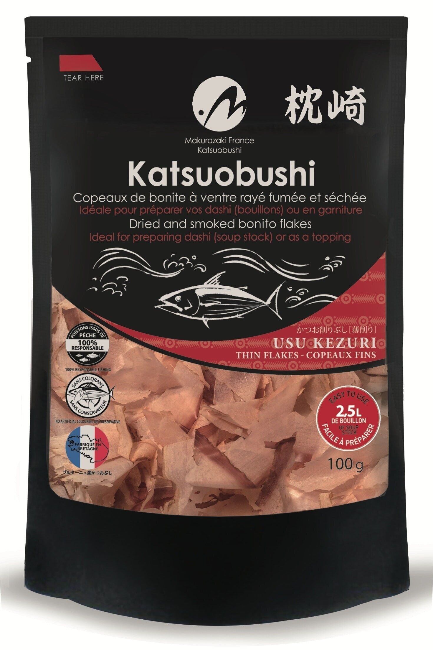 Bonite séchée Katsubushi en copeaux - Usukezuri 100g