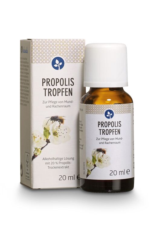 Propolis-Tropfen 20ml | 20% Propolis-Gehalt | auch zur Einnahme | in der Glasflasche