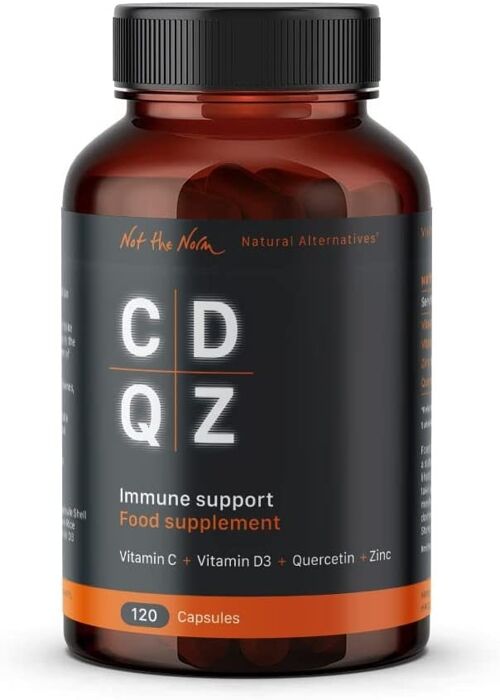 Vitamin C Vitamin D Quercetin  and Zinc CDQZ Immune Support Capsules Food Supplement
