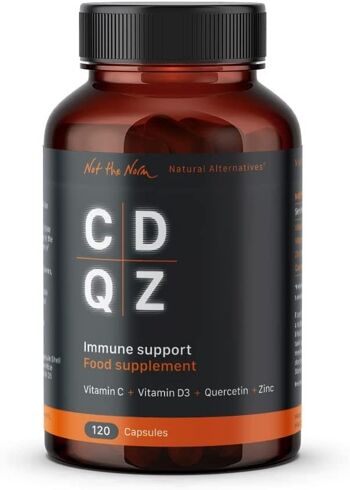 Vitamine C Vitamine D Quercétine et Zinc CDQZ Support Immunitaire Gélules Complément Alimentaire 1