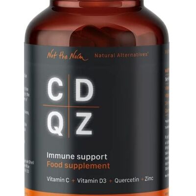 Vitamin C Vitamin D Quercetin und Zink CDQZ Immune Support Capsules Nahrungsergänzungsmittel