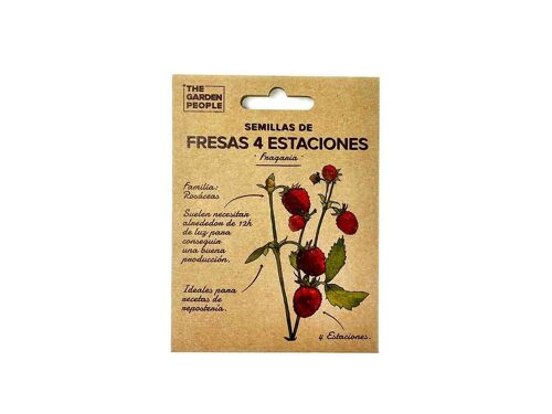 Sobre de semillas de FRESA 4 estaciones (1u - 0,05gr)