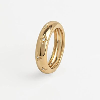 Anillo Celestya - Chapado en Oro