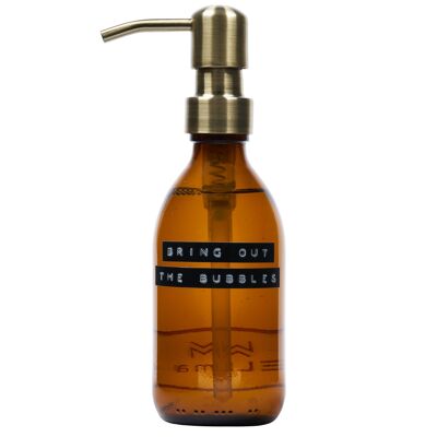 Hand soap brown/brass 250ml 'BRING OUT THE BUBBLES'