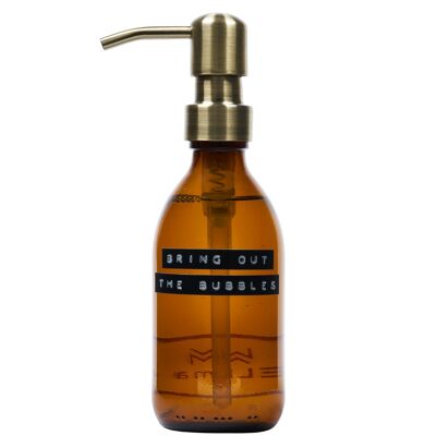 Hand soap brown/brass 250ml 'BRING OUT THE BUBBLES'