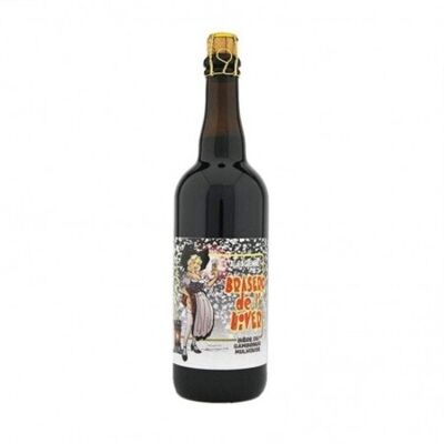 Braciere birra d'inverno 75cl di L'Alsacienne