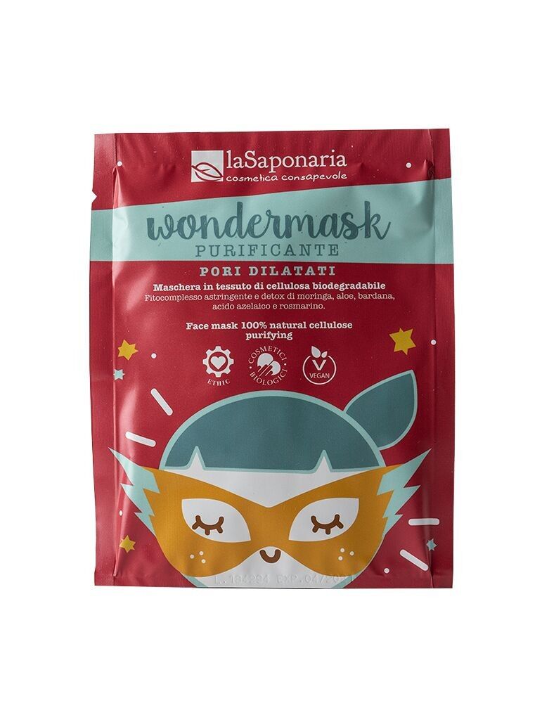 Wondermask - Maschera in tessuto purificante 5 pz (10 ml * 5)