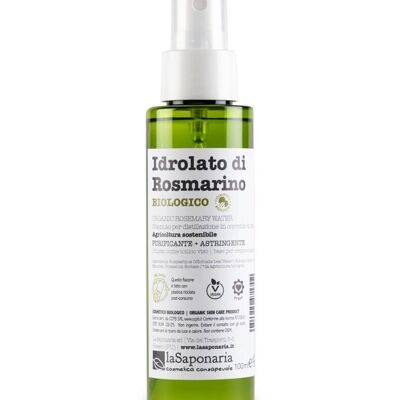 Organic Rosemary Hydrolate Re-Bottle spray