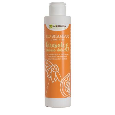 Shampooing liquide tournesol et orange douce (cheveux normaux à secs)