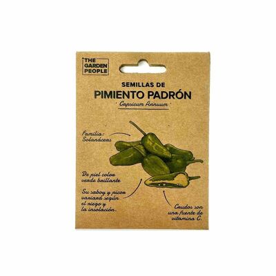 Envelope of Padrón PEPPER seeds (1u - 1gr)