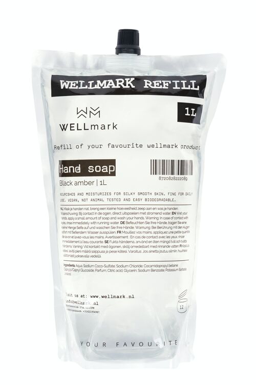 Refill Pack Hand Soap Dark Amber 1L